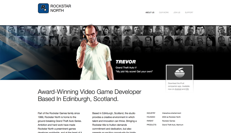 Rockstar North: Header