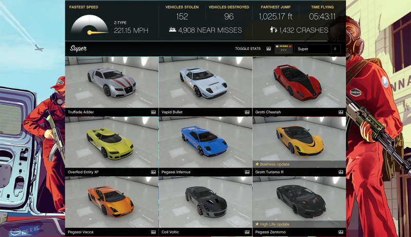 Social Club: GTA V Vehicles